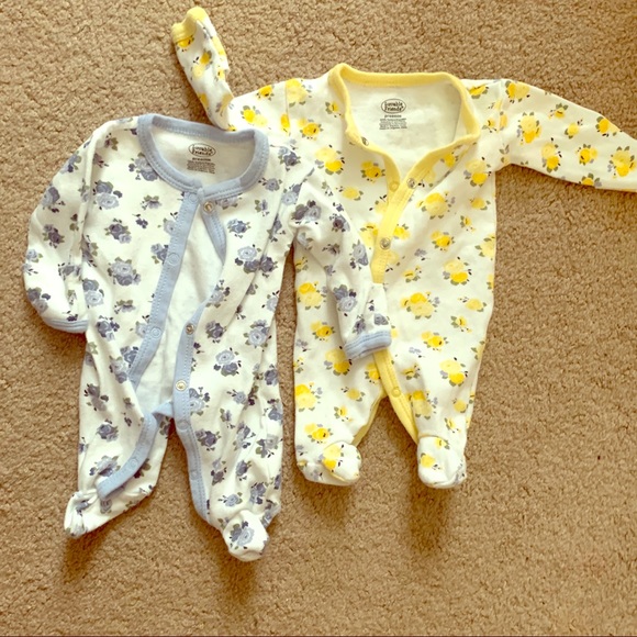 Luvable Friends Other - Like New - Set Of 2 Preemie Sleepers